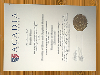 How much to Request an Acadia University Credentials in Canada