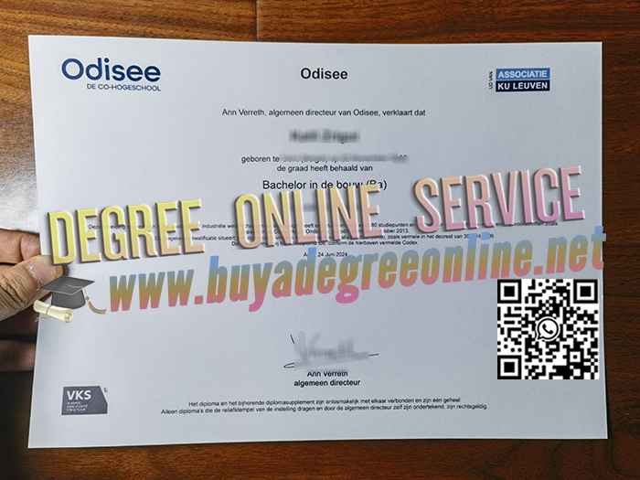 Odisee-Hogeschool-diploma