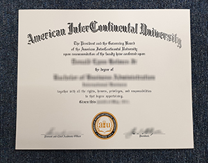 Looking for a secure American InterContinental University diploma replacement?
