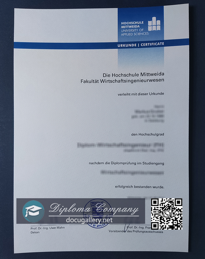 Hochschule Mittweida diploma