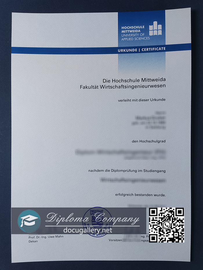Hochschule Mittweida diploma