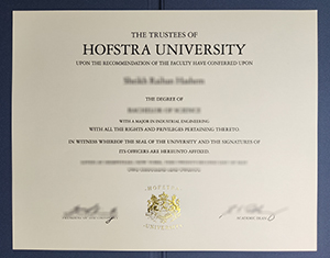 Secure Replica of Hofstra University Diploma | Authentic Design Standards