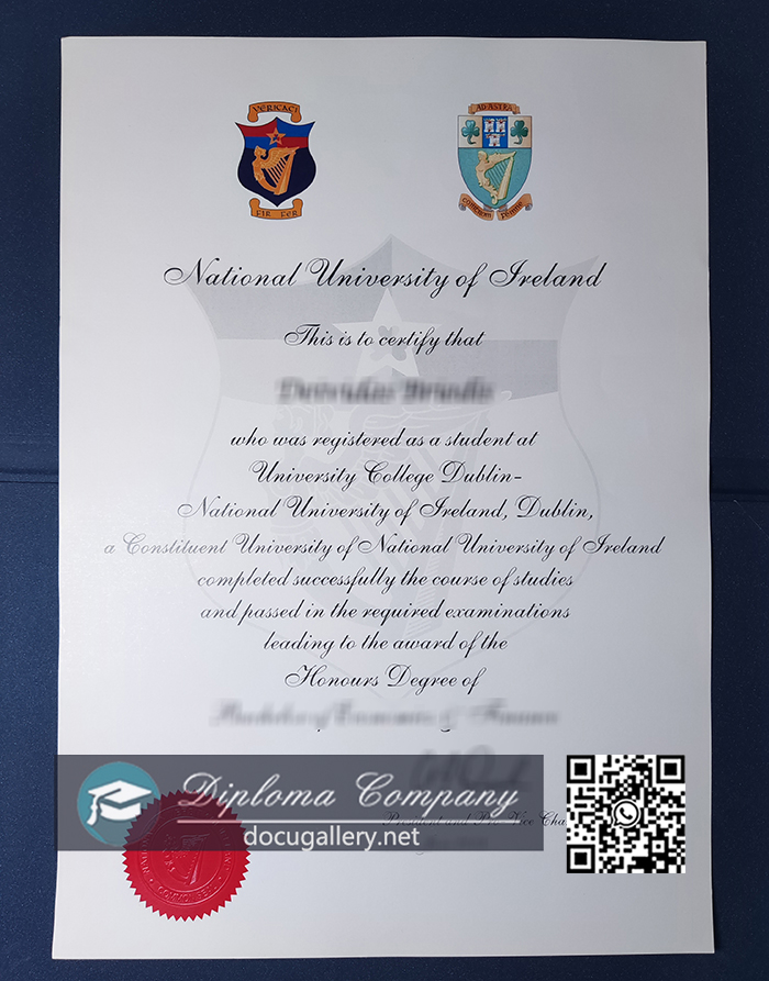 National University of Ireland diploma