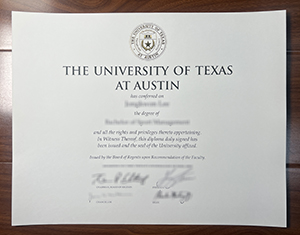 Worry-free reissue for a University of Texas at Austin Diploma