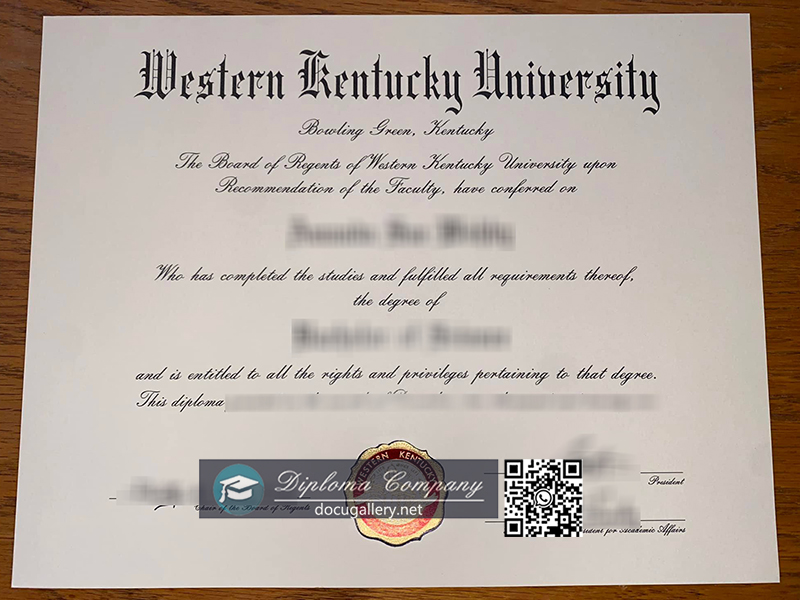 Western Kentucky University diploma