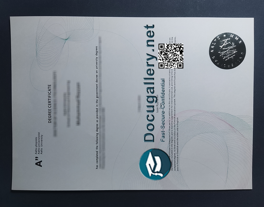 Aalto University diploma