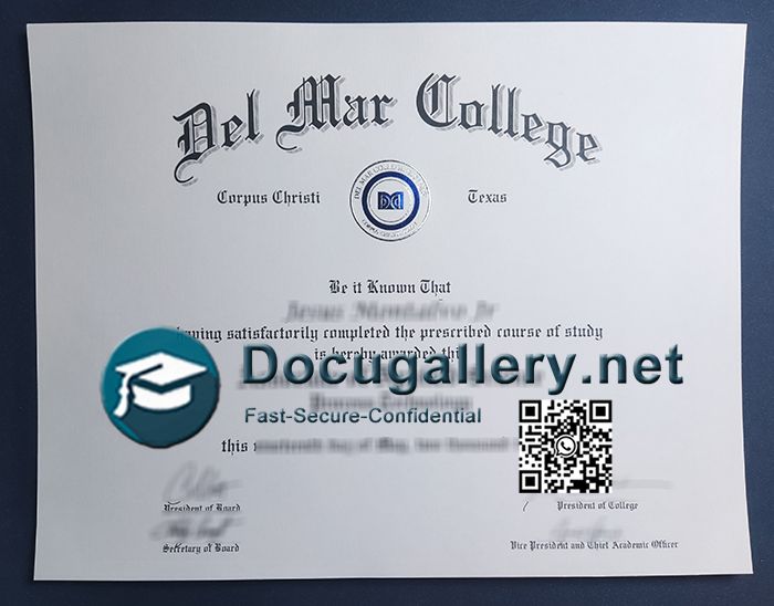 Del Mar College diploma