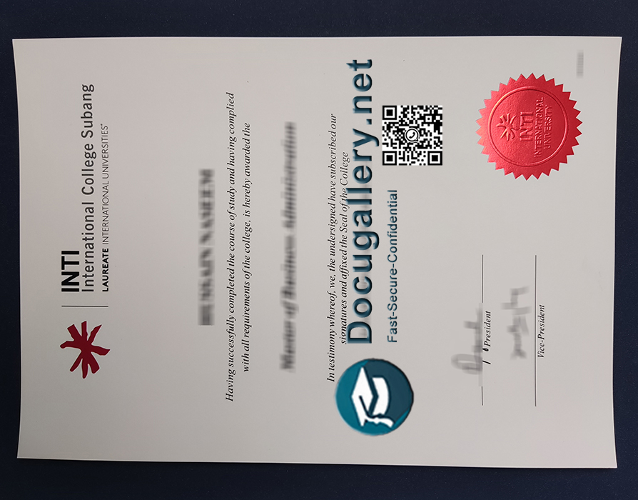 INTI International University degree