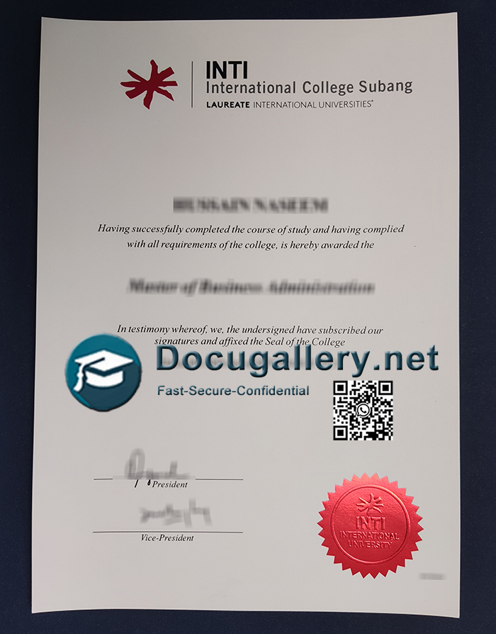 INTI International University degree