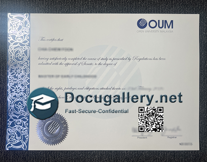 Open University Malaysia diploma