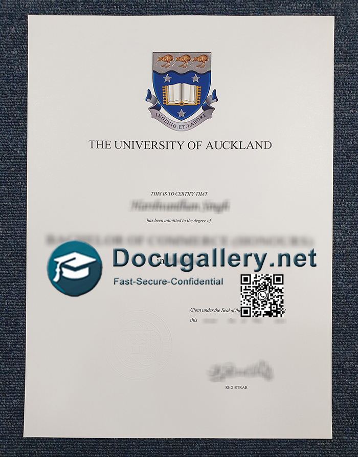 University of Auckland diploma