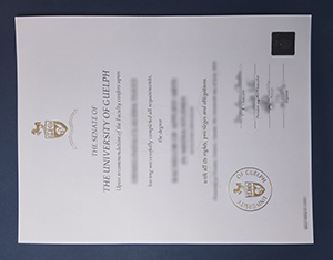 Premium University of Guelph Diploma Documentation