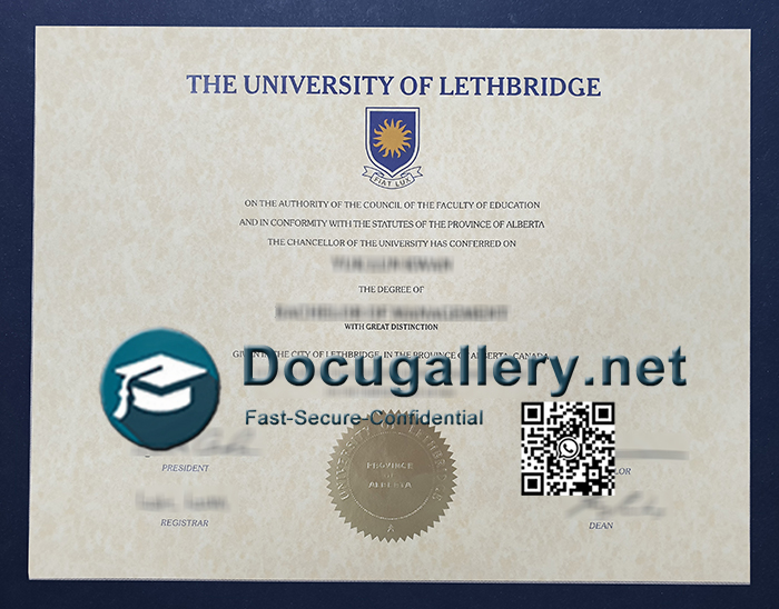 University of Lethbridge diploma