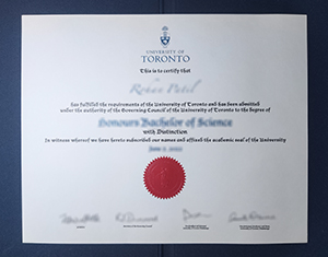 University of Toronto Diploma Copy – High-Quality Standard