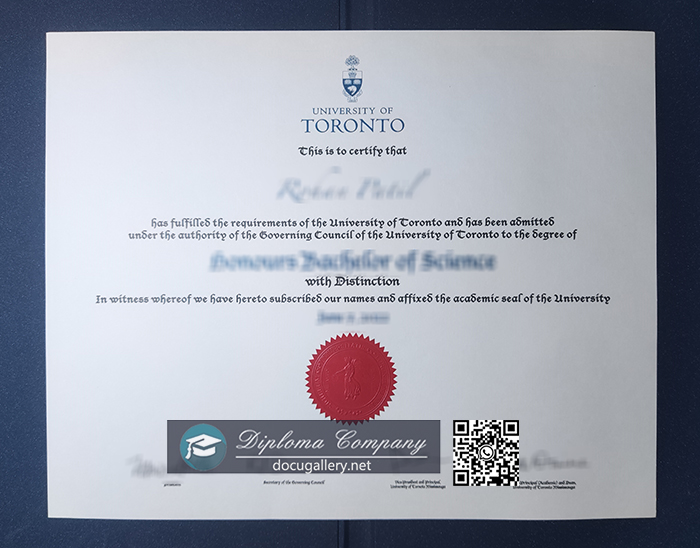 University of Toronto diploma