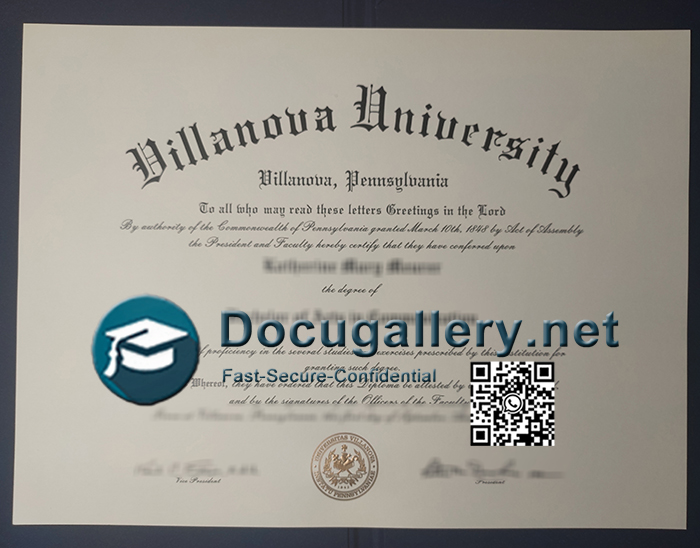 Villanova University degree